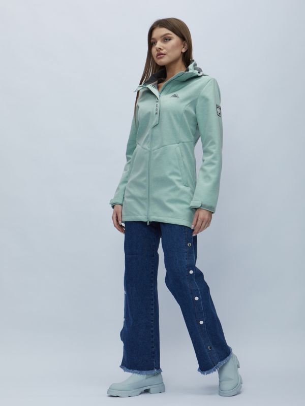 Women's parka MTFORCE spring turquoise 22206Br